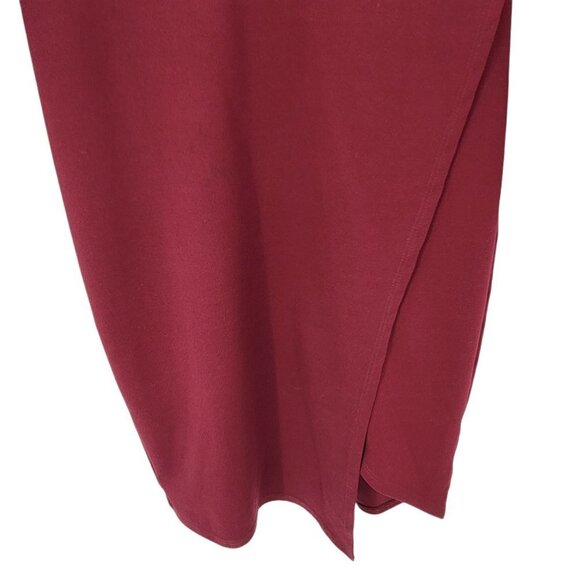 LuLus Sexy Wrap Dress Bodycon Long Sleeve Wedding Guest Prom Bridesmaid Date - Picture 8 of 8